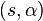 (s,alpha) ,